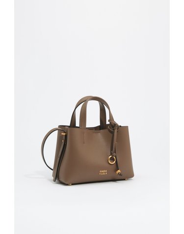 빔바이롤라 참 장식 가죽 치와와 토트백 262BB1J2C.10650 GOLDEN BROWN