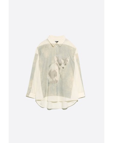 빔바이롤라 코튼 프린트 긴팔 셔츠 262BR2022.11131 CHIHUAHUA LIGHT GREY