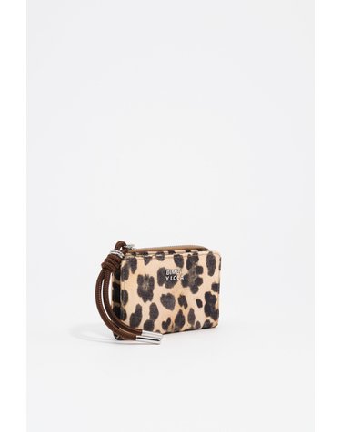 빔바이롤라 레오파드 나일론 미니 지갑 262BBK223.10181 LEOPARD NATURAL