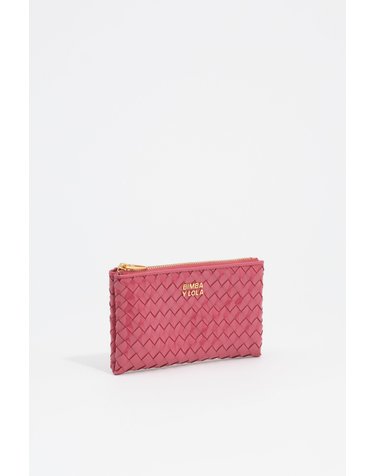 빔바이롤라 우븐 골드 지퍼 동전지갑 262BB1199.10302 DARK PINK