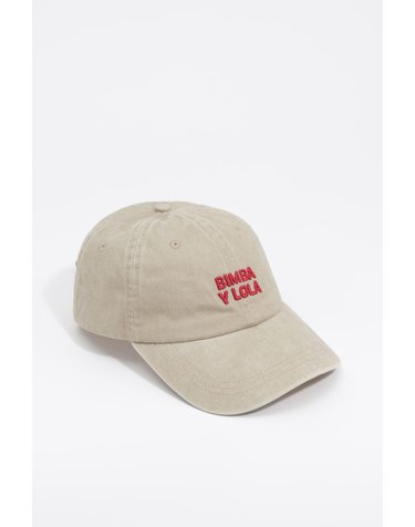 빔바이롤라 로고 자수 코튼 캡모자 262BAGO1U.10620 TAUPE