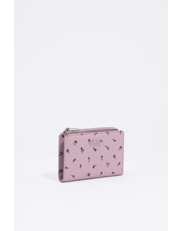 빔바이롤라 튤립 지퍼 미니 카드 반지갑 262BBF223.10351 TULIP MINI MAUVE