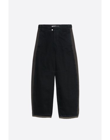 빔바이롤라 배럴컷 투톤 데님 팬츠 262BR6117.10000 BLACK
