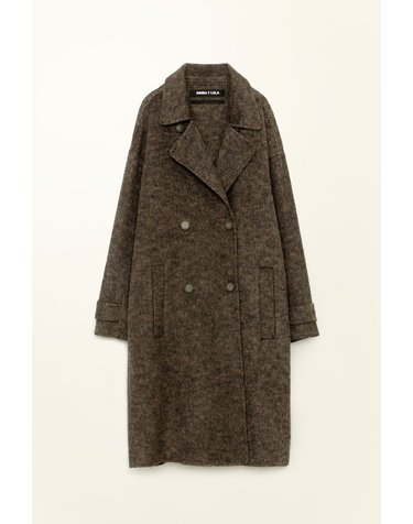 빔바이롤라 더블브레스트 울 미디 코트 262BR0413.10622 DARK TAUPE