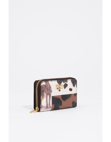 빔바이롤라 패치워크 지퍼 미니 지갑 262BBR225.10165 PATCHWORK CHOCOLATE