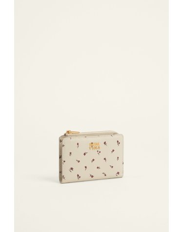 빔바이롤라 튤립 가죽 컴팩트 미니 지갑 262BBF223.10350 TULIP MINI DARK IVORY