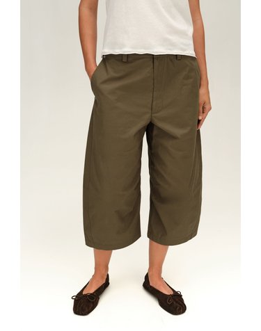 빔바이롤라 배럴핏 코튼 크롭 팬츠 262BR6014.10546 KHAKI BROWN