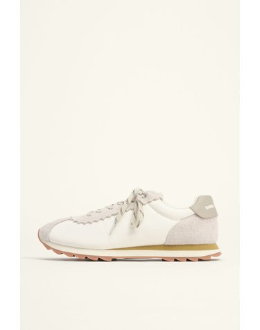 빔바이롤라 레트로 스웨이드 스캘럽 스니커즈 262BZ1318.11060 OFF WHITE