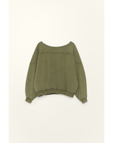 빔바이롤라 벌룬핏 보트넥 긴팔 맨투맨 262BR7501.10530 KHAKI