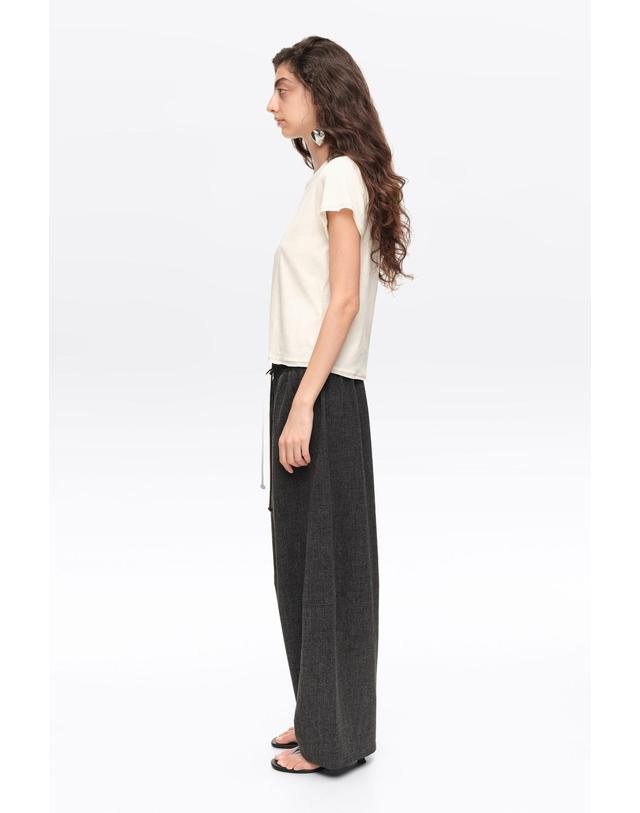 빔바이롤라 빔바이롤라 배럴핏 코듀로이 조거 팬츠 262BR6031.10016 DARK GREY MELANGE 그레이 착용컷