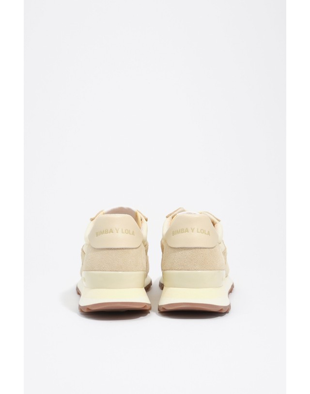 빔바이롤라 빔바이롤라 테크니컬 스웨이드 스니커즈 262BZ1319.12114 LIGHT YELLOW 노랑 착용컷