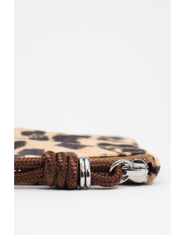 빔바이롤라 빔바이롤라 레오파드 나일론 코스메틱 파우치 262BBK407.10181 LEOPARD NATURAL 멀티컬러 착용컷