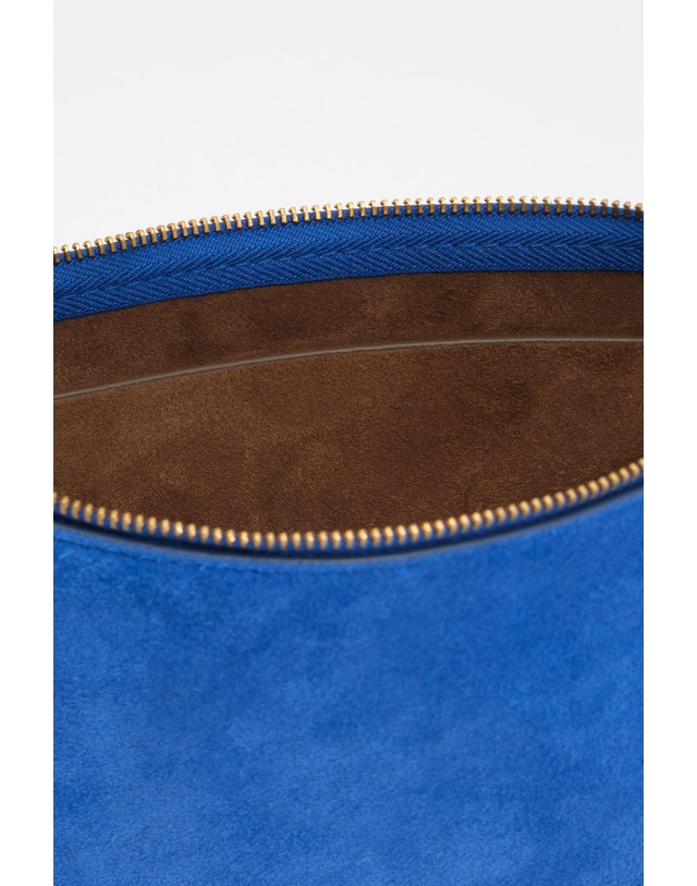 빔바이롤라 빔바이롤라 스웨이드 스몰 클러치백 262BBCJ6W.10431 ELECTRIC BLUE 블루 착용컷
