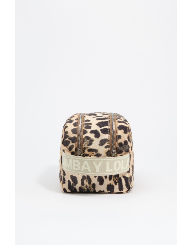 빔바이롤라 빔바이롤라 레오파드 나일론 멀티 파우치 262BBK459.10181 LEOPARD NATURAL 멀티컬러 착용컷