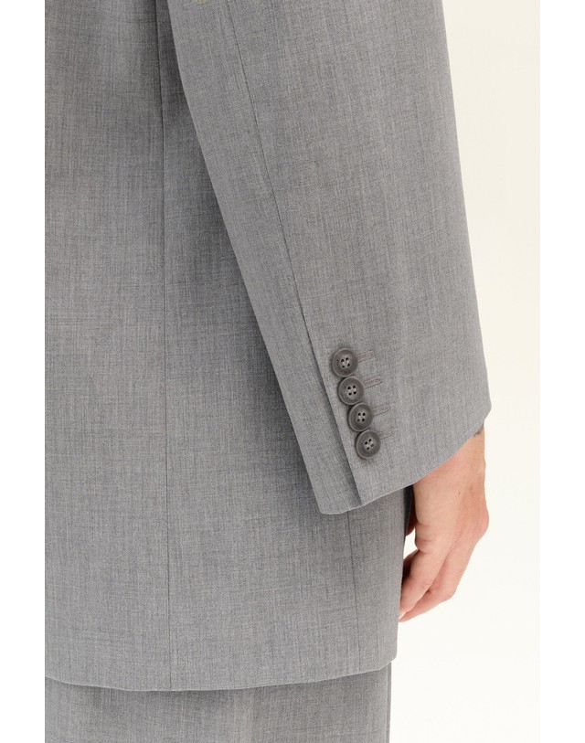 빔바이롤라 빔바이롤라 맥시 라펠 테일러드 재킷 262BR4073.10011 LIGHT GREY 그레이 착용컷