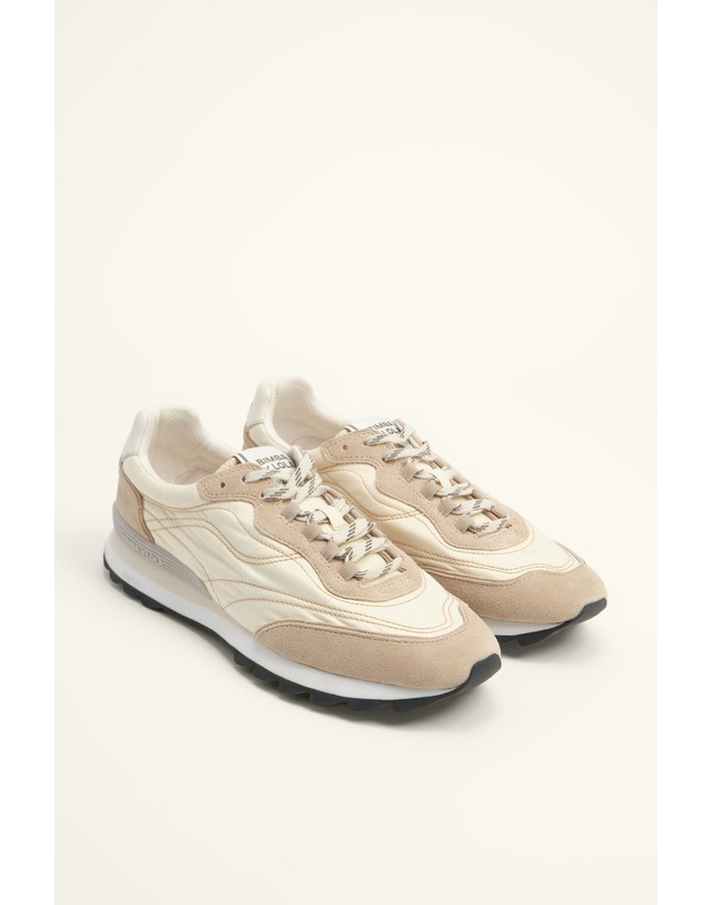 빔바이롤라 빔바이롤라 스웨이드 콤비 레트로 스니커즈 262BZ1323.10060 OFF WHITE 아이보리 착용컷