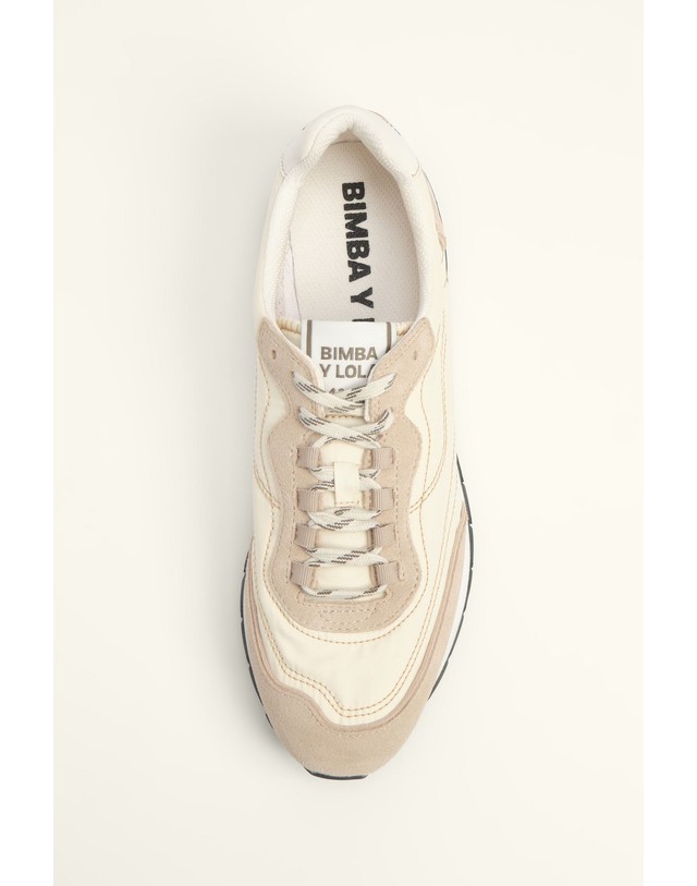 빔바이롤라 빔바이롤라 스웨이드 콤비 레트로 스니커즈 262BZ1323.10060 OFF WHITE 아이보리 착용컷