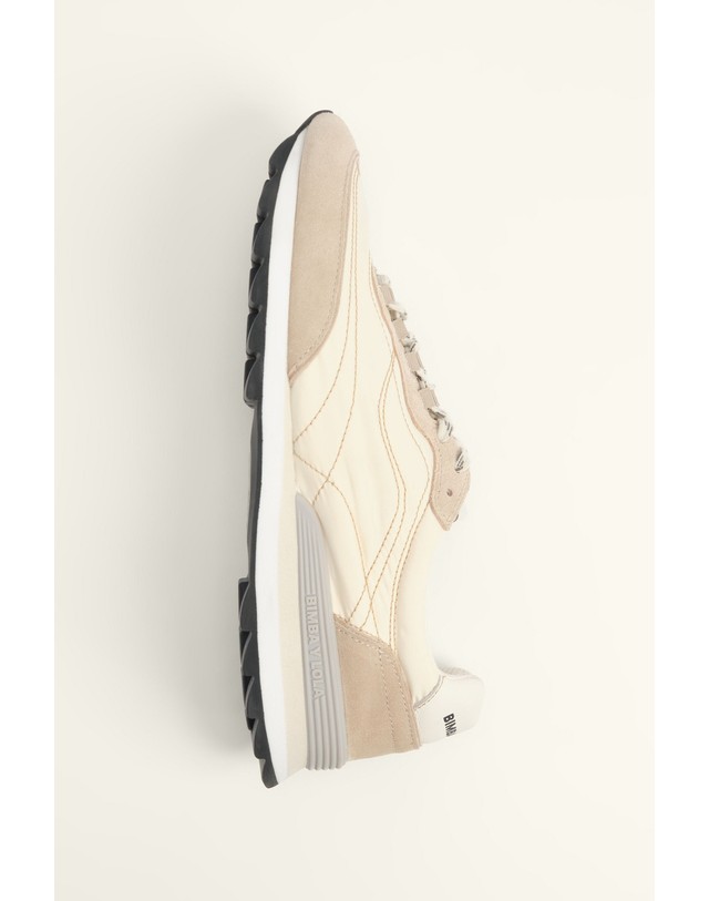 빔바이롤라 빔바이롤라 스웨이드 콤비 레트로 스니커즈 262BZ1323.10060 OFF WHITE 아이보리 착용컷