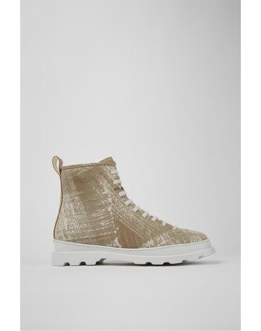 캠퍼 누벅 레이스업 부츠 Brutus K300245-030 MULTICOLOR
