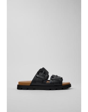 캠퍼 블랙 남성 스트랩 샌들 Brutus K101046-001 BLACK