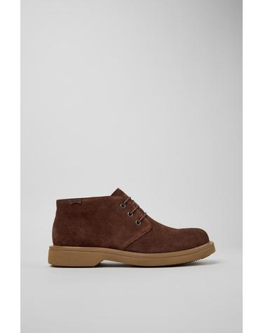 캠퍼 스웨이드 남성 앵클부츠 Norman K300513-006 BROWN