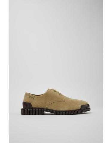 캠퍼 스웨이드 캐주얼 남성 더비화 Pix K101076-006 BROWN