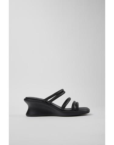 캠퍼 블랙 스트랩 웨지 샌들 Louise K201938-001 BLACK
