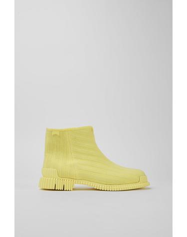 캠퍼 옐로우 텐셀 여성 앵클부츠 Pix K400674-002 YELLOW