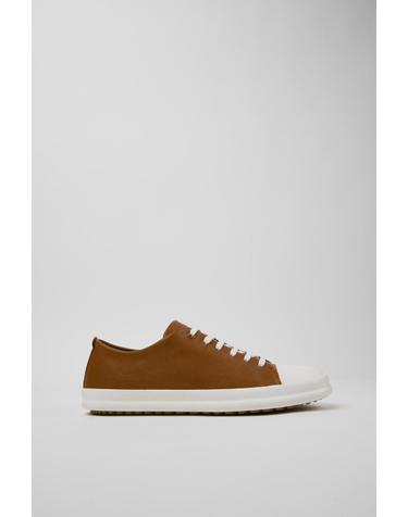 캠퍼 브라운 가죽 스니커즈 Twins K100550-030 BROWN