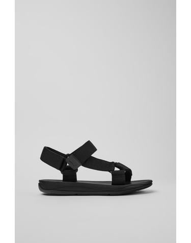 캠퍼 블랙 스포츠 스트랩 샌들 Match K100539-001 BLACK
