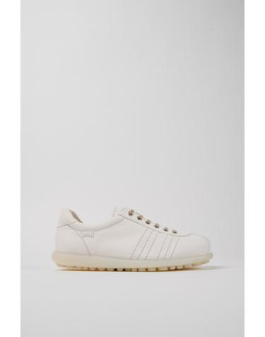 캠퍼 화이트 가죽 남성 스니커즈 Pelotas K101018-003 WHITE