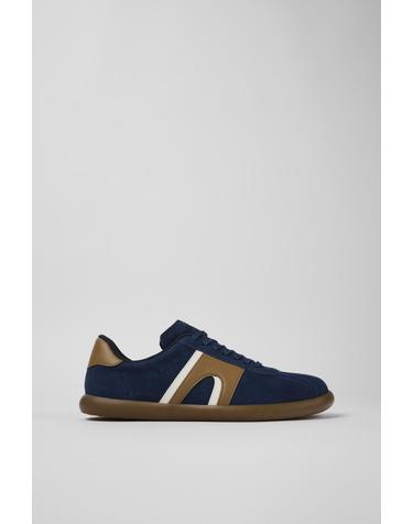 캠퍼 누벅 레더 스니커즈 Pelotas Soller K100937-004 BLUE