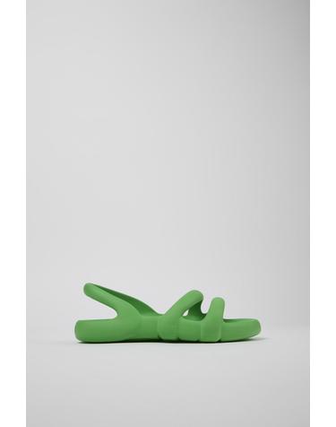캠퍼 남녀공용 그린 스트랩 플랫 샌들 Kobarah K201636-006 GREEN