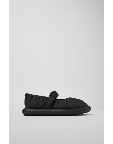 캠퍼 블랙 텍스타일 메리제인 플랫슈즈 Onda K201680-001 BLACK