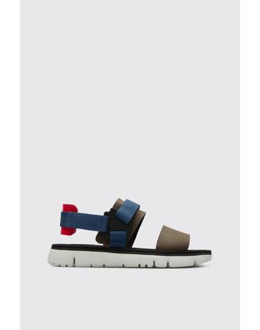 캠퍼 벨크로 스포츠 슬링백 오픈토 샌들 K100697-007 MULTICOLOR