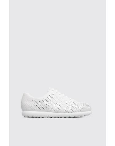 캠퍼 Pelotas 경량 레더 스니커즈 K100193-002 WHITE