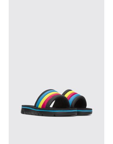 캠퍼 Twins 멀티컬러 슬라이드 샌들 K200905-001 MULTICOLOR