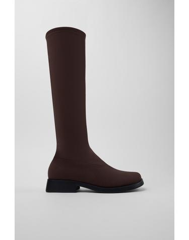 캠퍼 Donna 텍스타일 롱 부츠 K400703-004 BROWN