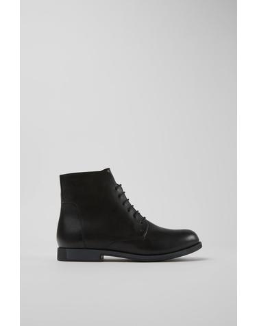 캠퍼 Bowie 레더 레이스업 앵클부츠 K400022-006 BLACK
