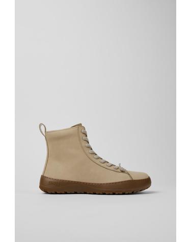 캠퍼 Peu Serra 누벅 여성 앵클부츠 K400870-002 BEIGE