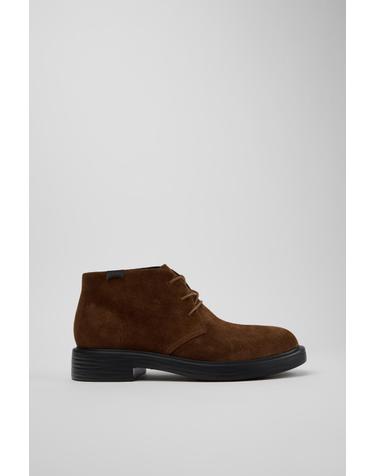 캠퍼 Dean 스웨이드 남성 앵클부츠 K300493-007 BROWN