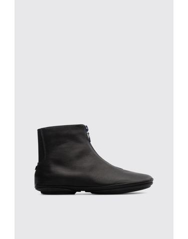 캠퍼 가죽 앵클부츠 블랙 여성 Right K400518-001 BLACK
