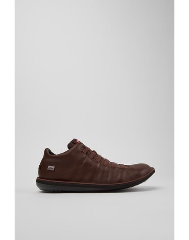 캠퍼 Beetle 누벅 남성 앵클 부츠 K300479-011 BROWN