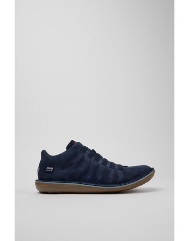 캠퍼 Beetle 누벅 남성 앵클 부츠 K300479-012 BLUE