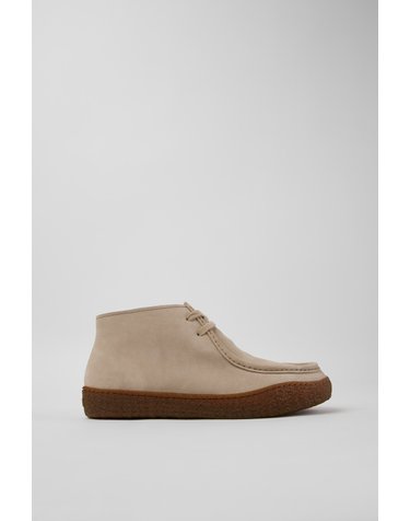 캠퍼 스웨이드 남성 앵클부츠 K300530-008 BEIGE