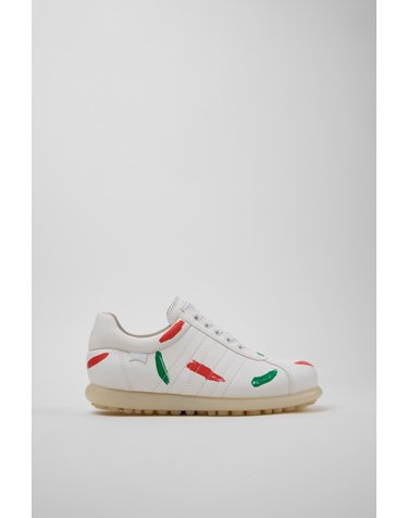 캠퍼 Pelotas 프린트 여성 스니커즈 27205-330 WHITE