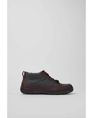 캠퍼 여성 레이스업 앵클부츠 K400739-004 BROWN
