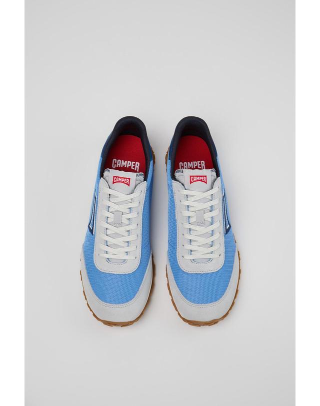 캠퍼 캠퍼 멀티컬러 남성 스니커즈 Drift Walk K101098-008 BLUE 착용컷