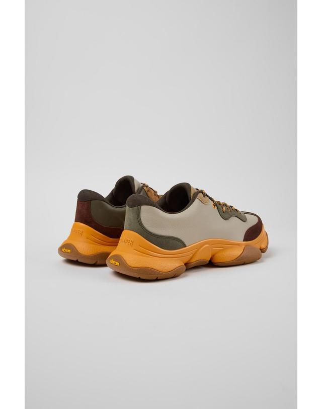 캠퍼 캠퍼 멀티컬러 남성 청키 스니커즈 Twins K101068-012 MULTICOLOR 착용컷