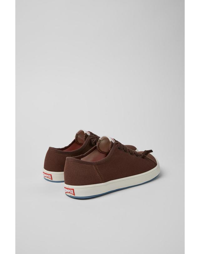 캠퍼 캠퍼 브라운 남성 스니커즈 Peu Rambla II K101095-002 BROWN 착용컷